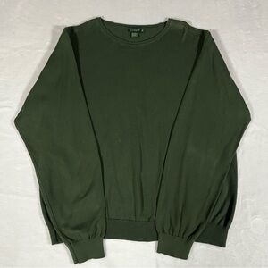 J. Crew Cotton Olive Green Sweater Women’s Size XL